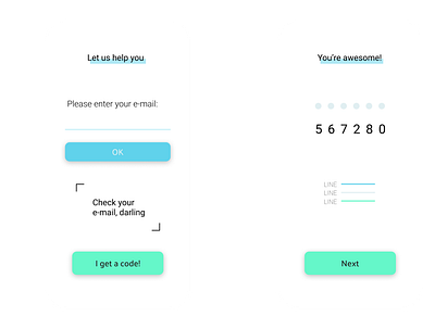 UI kit login/sign up blue blue and white design illustration mobile mobile app mobile app design mobile design mobile ui ui ux