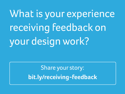 Quick survey on giving and receiving design feedback