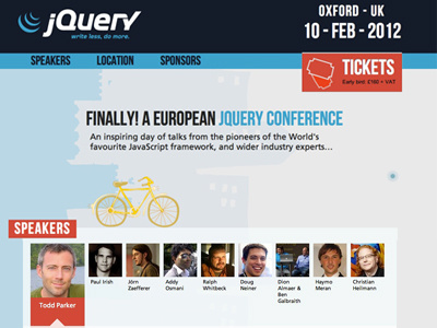 Jquery Conference webpage