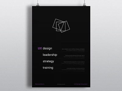 UX Design Consultancy - poster