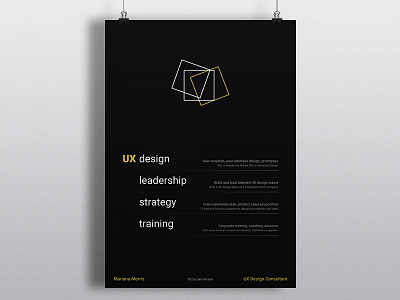 UX Consultancy poster
