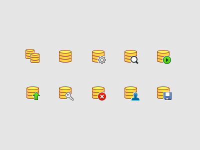 Database icons