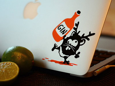 Gin And Tony _ vinyl decal