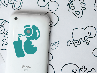 3mbryo A – iPhone sticker embryo illustrator iphone stricker vinyl