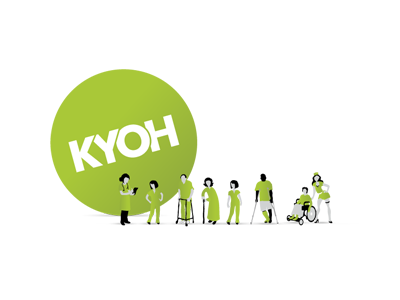 KYOH characters illustration kyoh logo vector