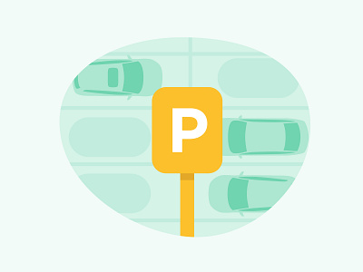 Parking carpool carpooling commute illustration illustrator parking scoop