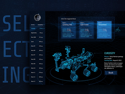 Mars Rover UI