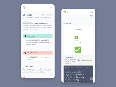 Signal Documentation Responsive