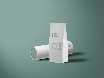 Osteopura 03 logo and packaging design