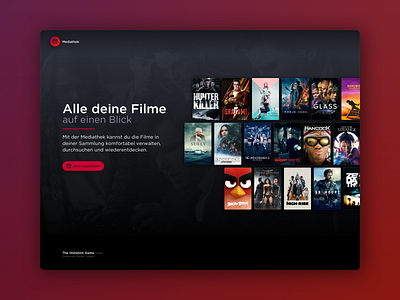 Mediathek for Web design mediathek movie ui vastarmy website