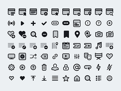 Mediathek Iconpack 2022.