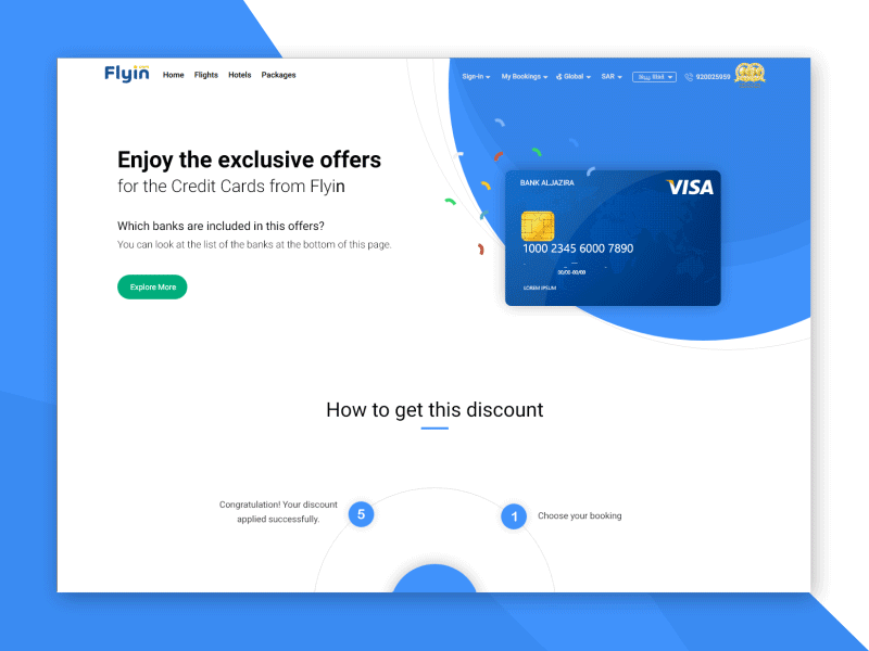 Credit Card-Landing page animation design icons illustration ui ux