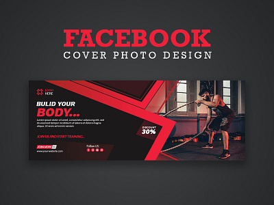 Gym Fitness Facebook Cover boxing branding club facebook cover facebook post fitness gym health instagram banner instagram post