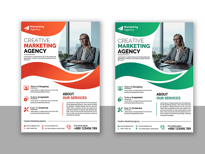 Corporate Marketing Flyer branding graphic design motion graphics