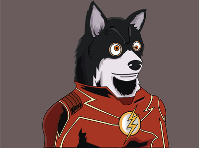 Wolf nft character - Character design adobe illustrator cartoon character designing logo design nft nft art nft design wolf character