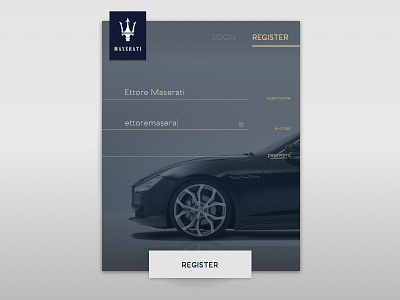 daily UI 00 - Login/Register