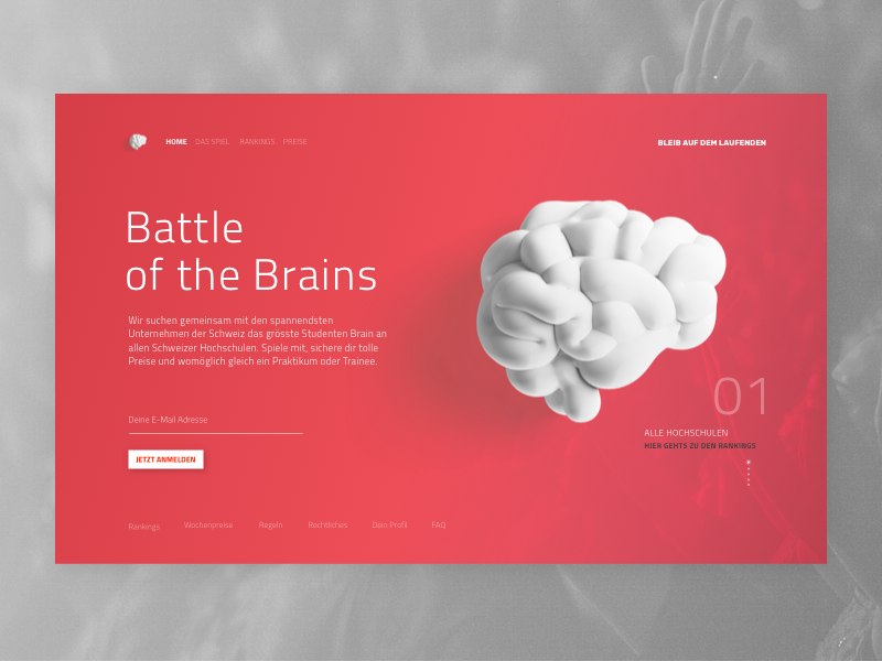 Home Page Quiz V.2 by Marco on Dribbble