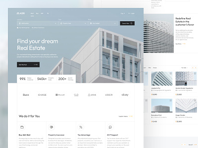 ASRI - Real Estate Landing Page