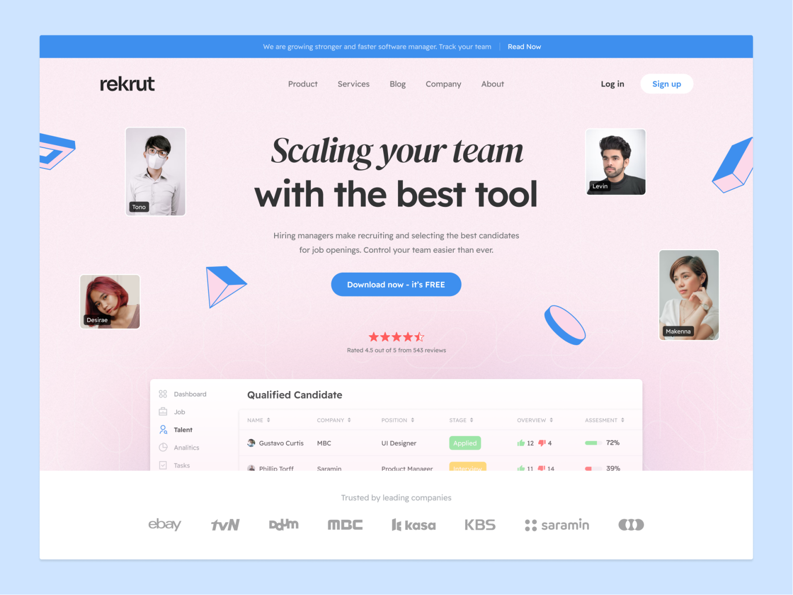 team-manager-saas-landing-page-by-hanif-al-hafizh-for-morva-labs-on