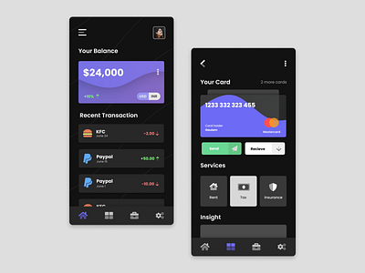 Finance Mobile APP Design