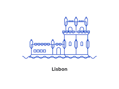 Belém Tower belem conf discoveries illustration lis lisbon mirror portugal stroke tower water