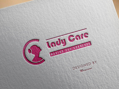 Lady Care Logo Mockup brand identity branding business business logo illustration logo maker minimal modern logo spa typography vector versatile logo