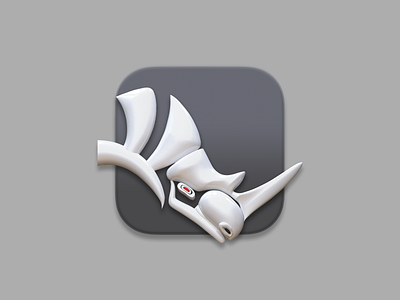 Rhino Big Sur Icon app big sur icon mac os macos osx ui