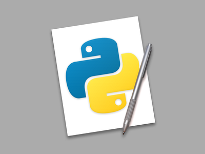 Python Idle icon app icon mac os macos mojave os os x osx ui