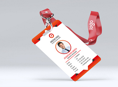 Employer Id Card Design Free PSD Template Download brand identity branding design card corporate branding design designs employer id card free download t shirt mockup free id card download free mockup free psd graphic design id card design identity illustraion mockup print print design psd download vector