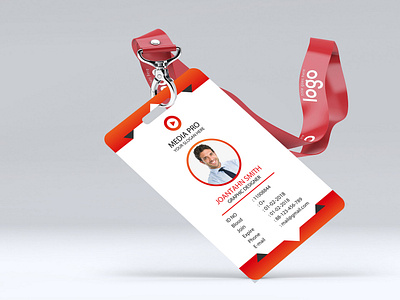 Employer Id Card Design Free PSD Template Download