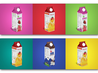Box Fruit Juice Packaging Design