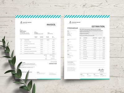 Canva Invoice Template Editable