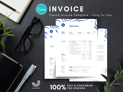 Canva Invoice Template Editable billing template business invoice digital invoice editable invoice freelance invoice invoice document invoice form invoice printable invoice template modern invoice order form photography invoice printable invoice