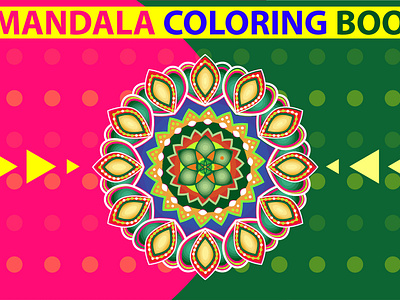 MANDALA COLORING BOOK FOR KIDS .MANDALA COLORING PAGE