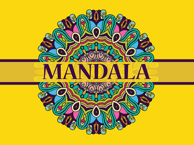 Mandala vector for art  coloring book