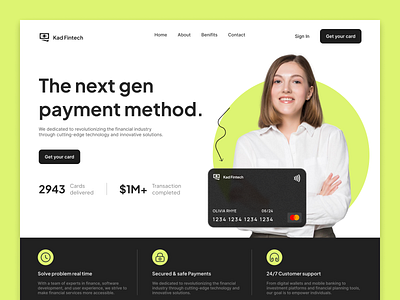 Fintech Company Website