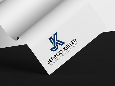 JK letter mark logo