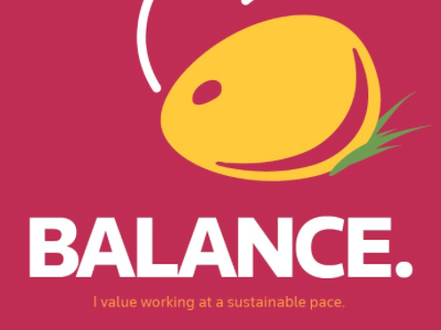 Balance balance golden egg goose illustration poster values