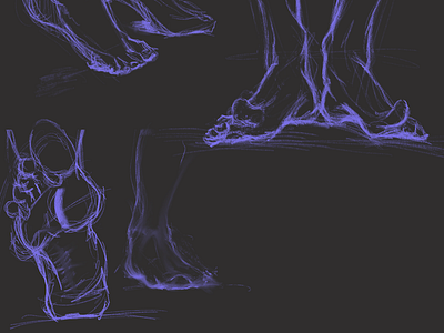 Sketchy Feet daily feet illustration sketch