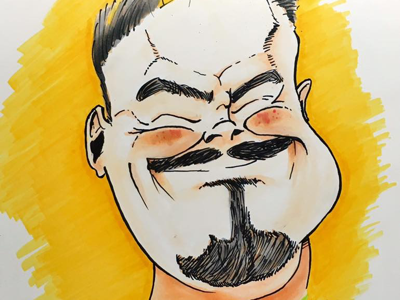 It’s Steve caricature copic daily illustration marker sketch