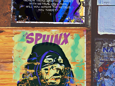 The Sphinx on Metrics Wall Poster metrics mystery men platitudes sphinx