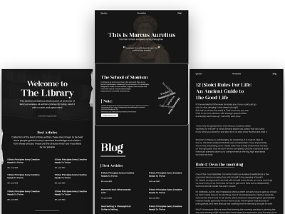 Philosopher Website Design | Website UI & UX | Design Flux designflux graphic design typography ui uiux ux websitedesign websiteui websiteux