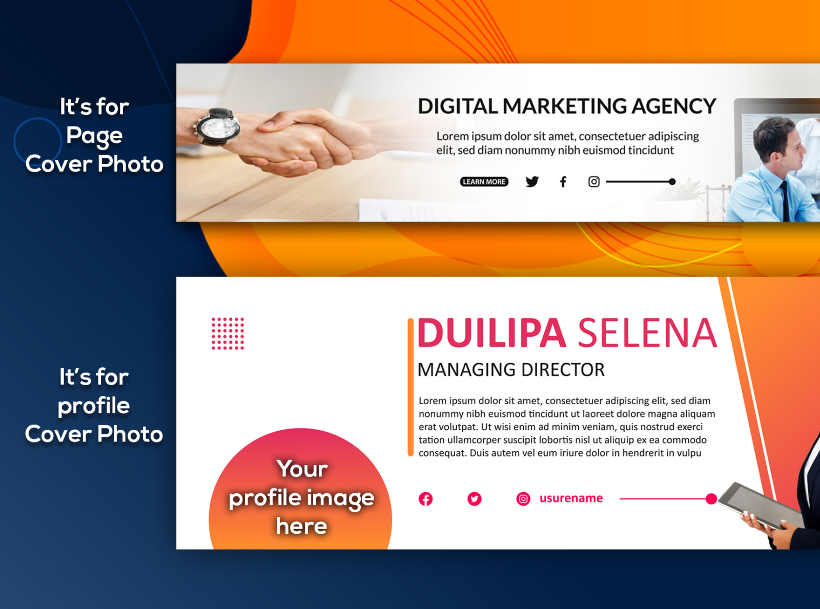 linkedin banner design by Al Hosaine Al Amin on Dribbble