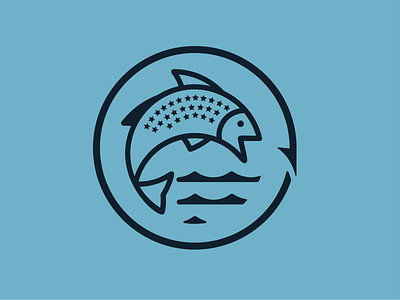Kansas Fisheries campaign logo fish fish logo fishing kansas