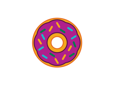 Donut breakfast donut vector