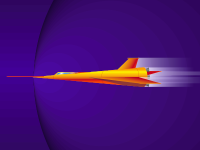 Space Plane design illustration jet rocket space vector