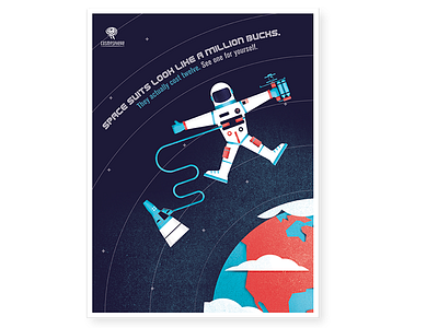 Cosmosphere Poster 1/7 astronaut nasa space spacesuit