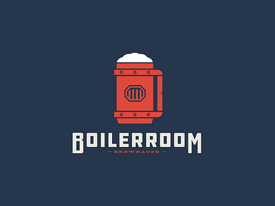 Boiler Room Brew Hause beer branding boiler boilerroom branding illustration kansas vector