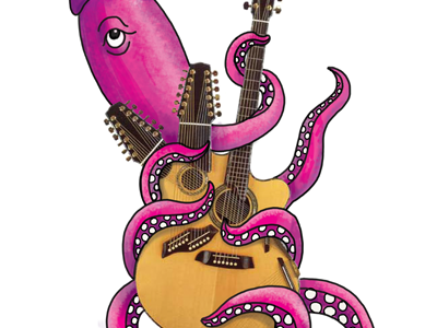 Pat Metheny guitar jazz jazz guitar missouri octopus pat metheny squid sucker sucker. tenticles