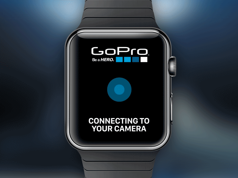 GoPro Apple Watch App animation apple gif gopro ui watch